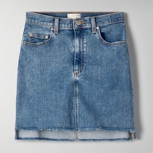 NEW W/ TAGS Aritzia Wilfred Free Denim Skirt